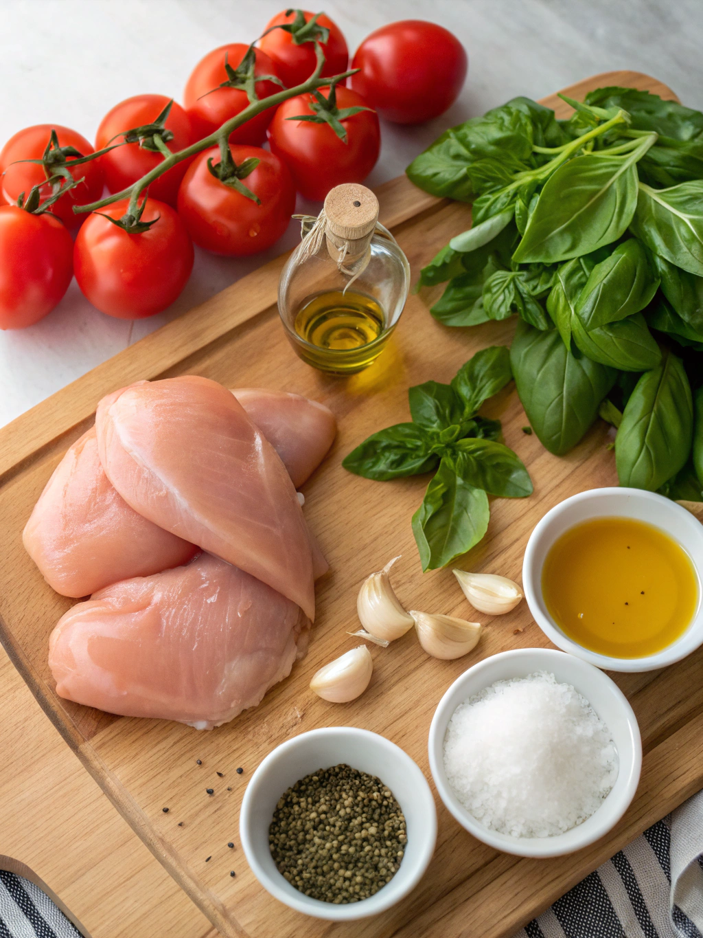 Tomato‑Basil Chicken ingredients
