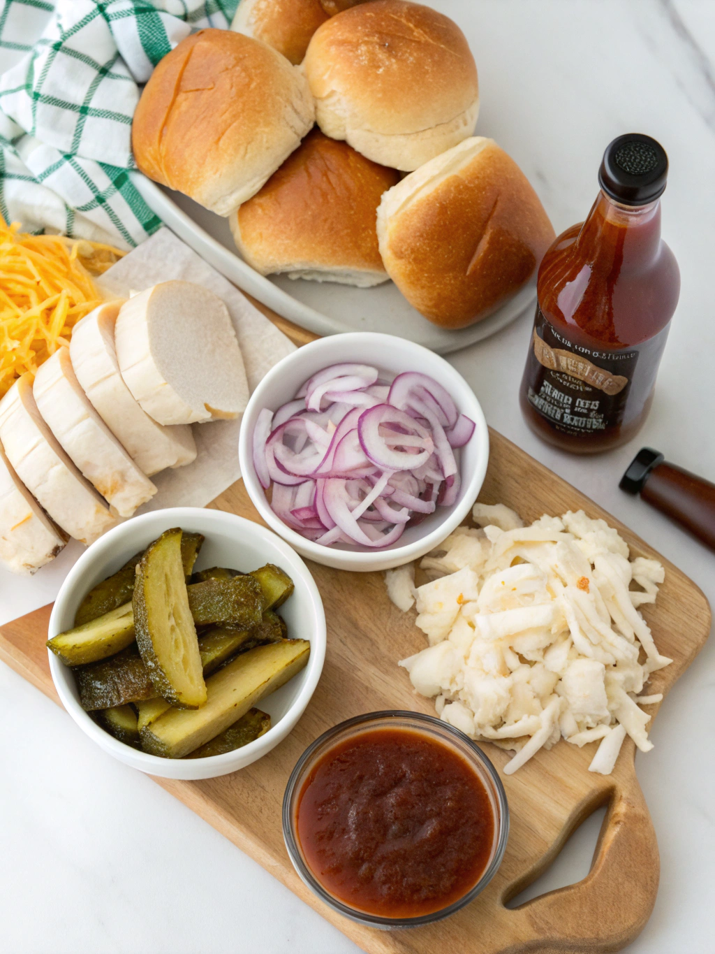 BBQ Chicken Sliders – Your Next Summer Obsession ingredients