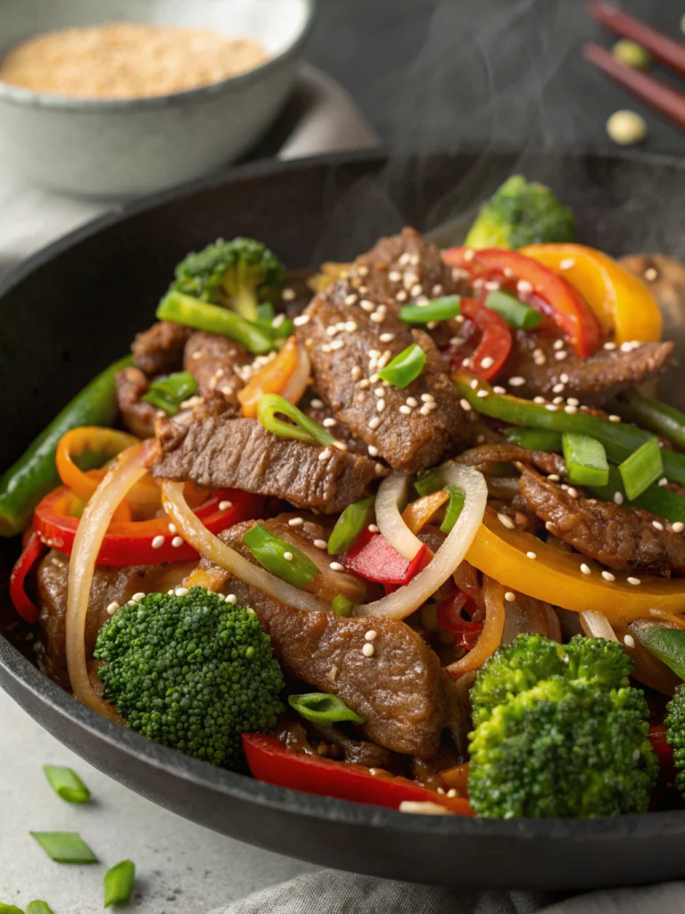 Mongolian Beef Stir‑Fry
