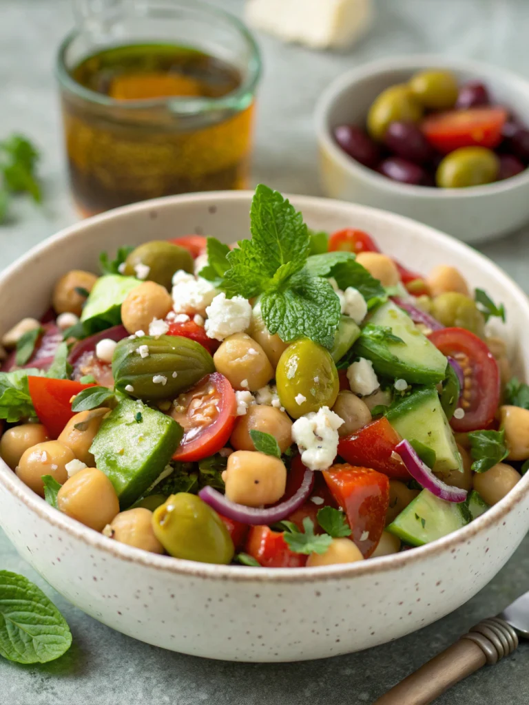 Mediterranean Bean Salad