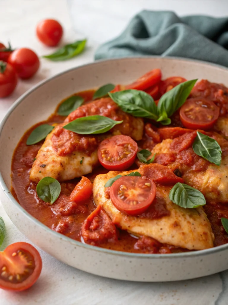 Tomato‑Basil Chicken