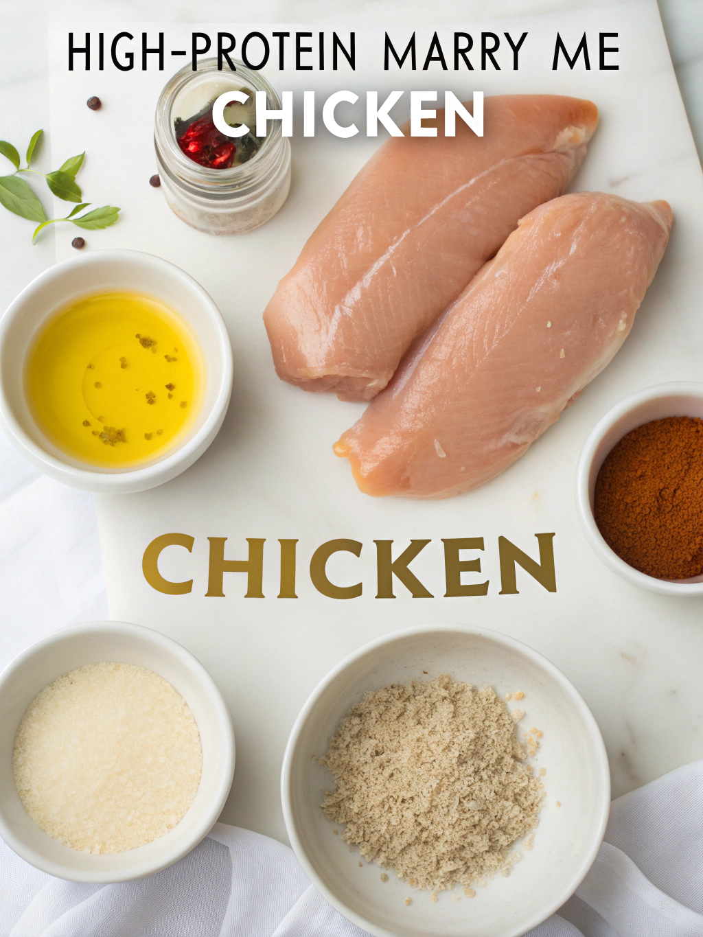 High‑Protein “Marry Me” Chicken ingredients