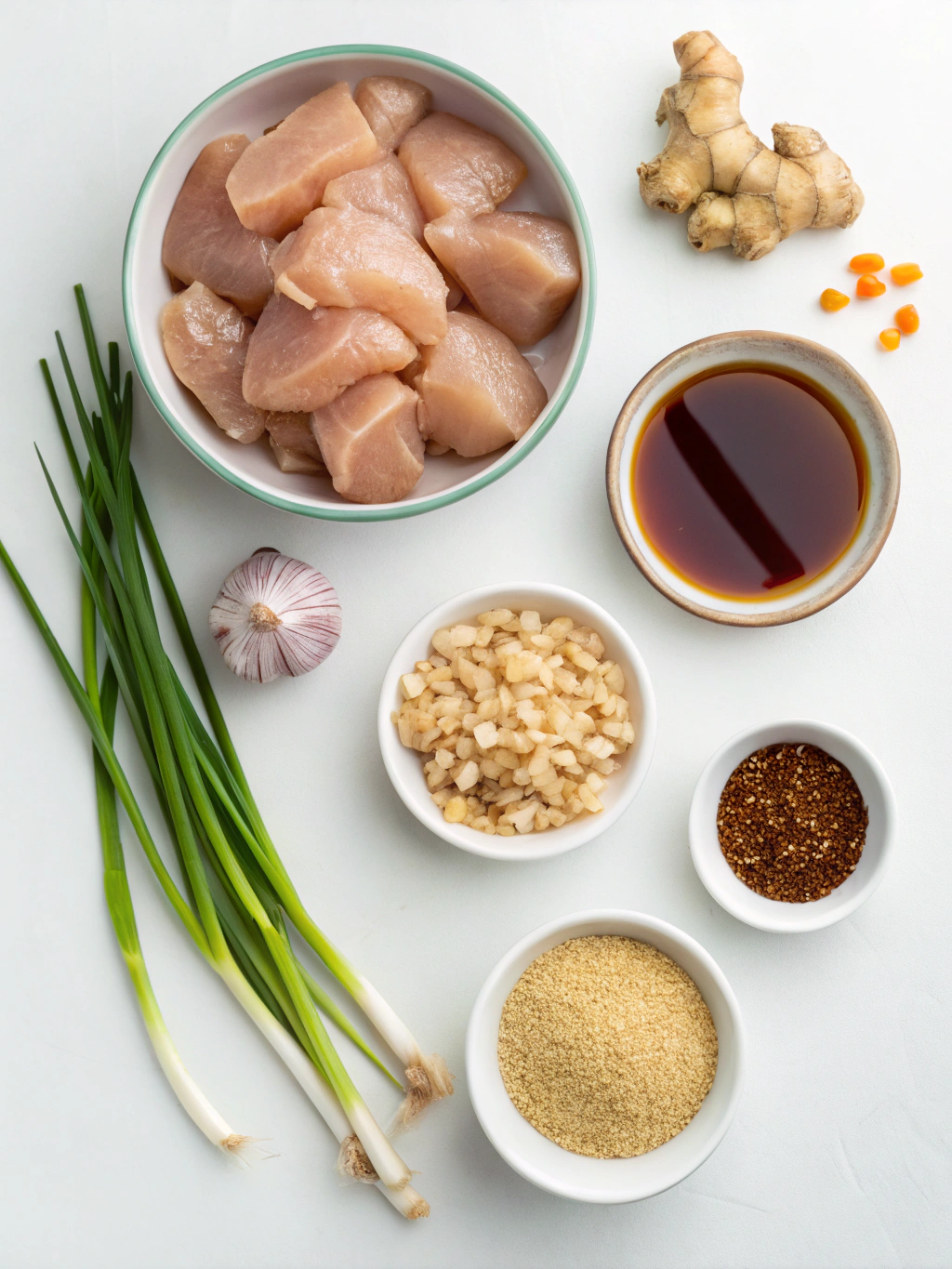 Honey Garlic Chicken Bites ingredients