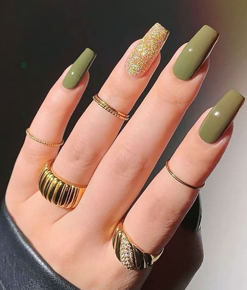 Matcha Green Nails