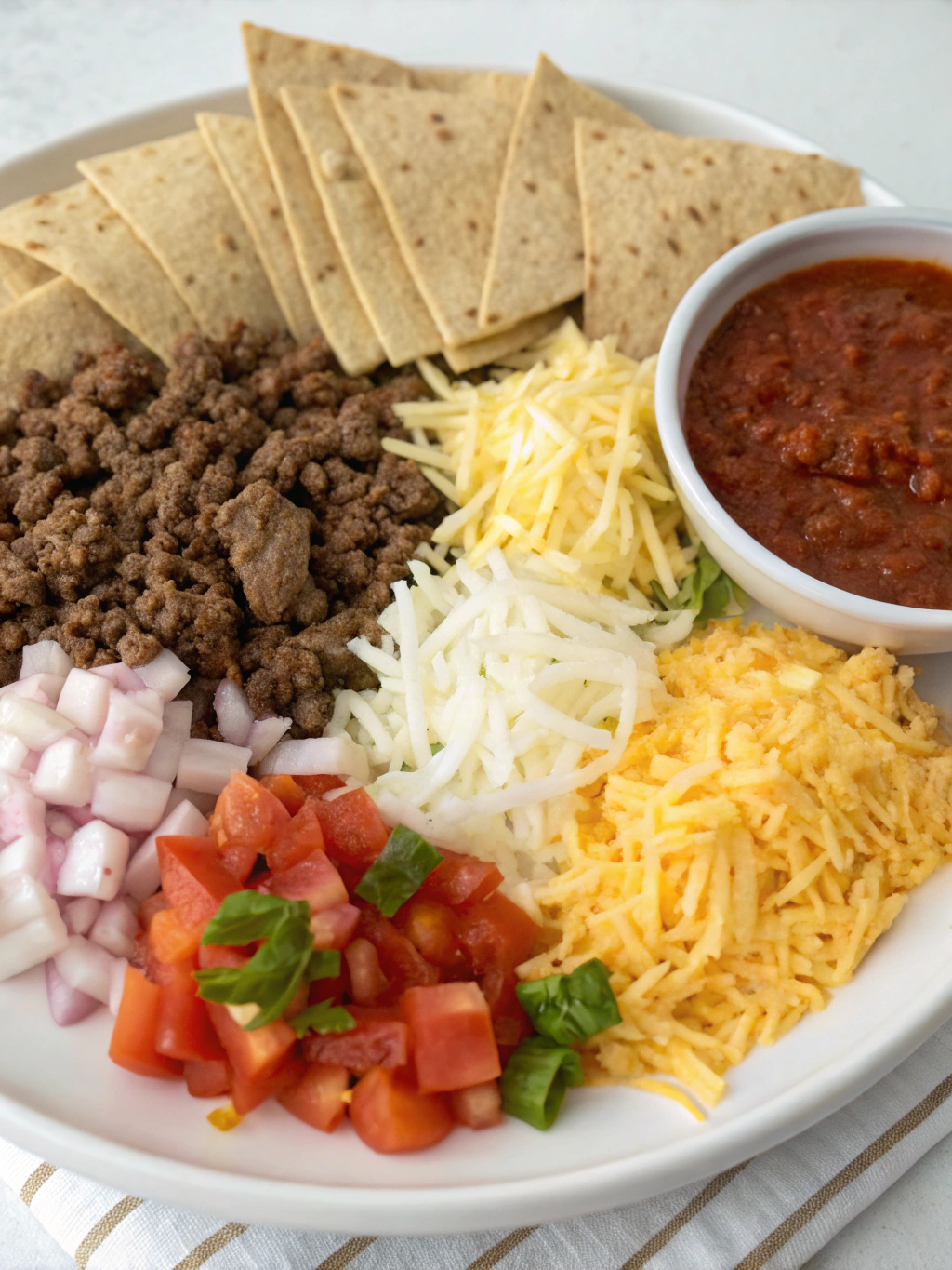 Easy Cheesy Ground Beef Enchiladas ingredients