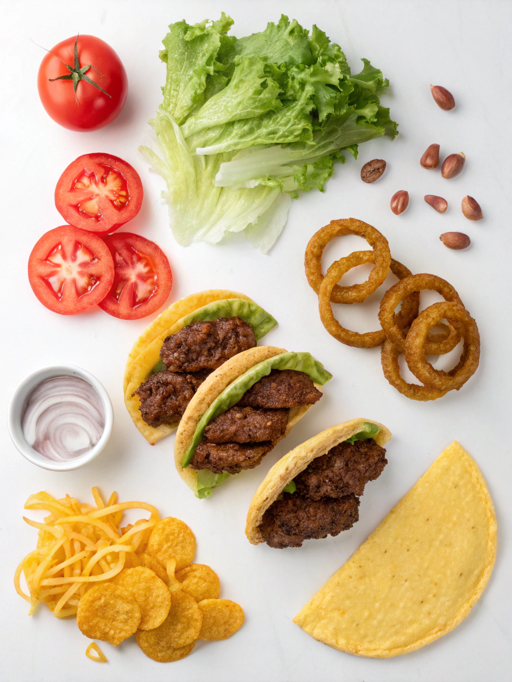 Smash Burger Tacos 2 Smash Burger Tacos ingredients